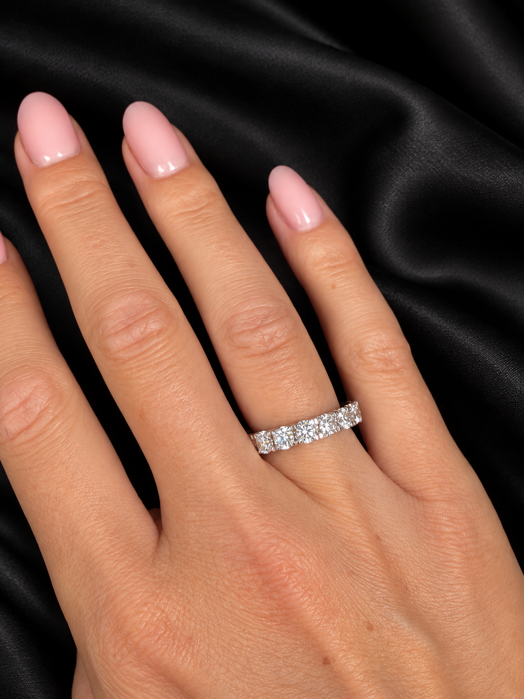 Eternity Diamond Ring 3.65ct