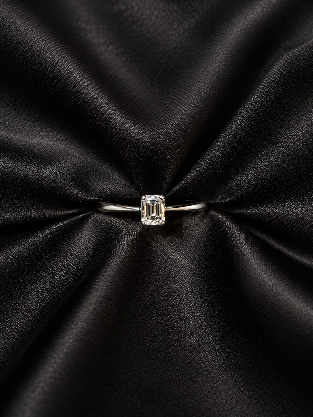 Emerald Cut Diamond Ring