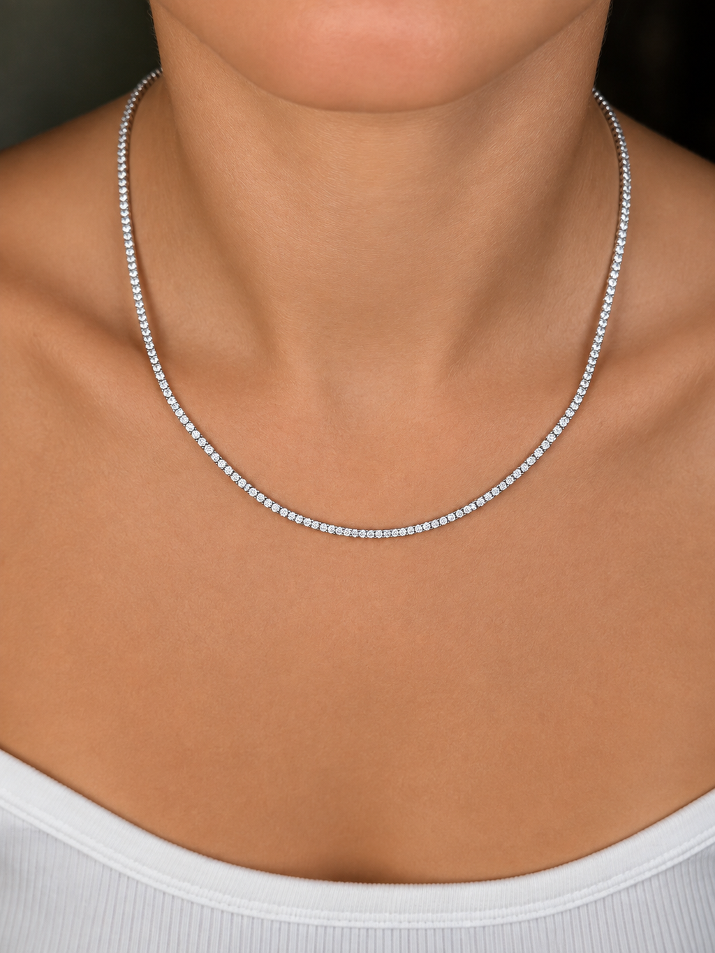 Tennis Necklace 5.00ct