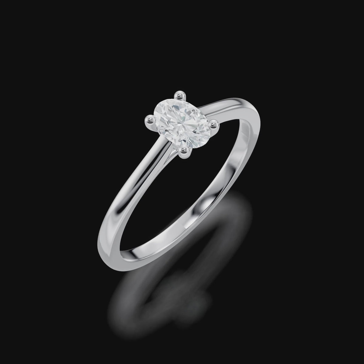 Oval Cut demantshringur