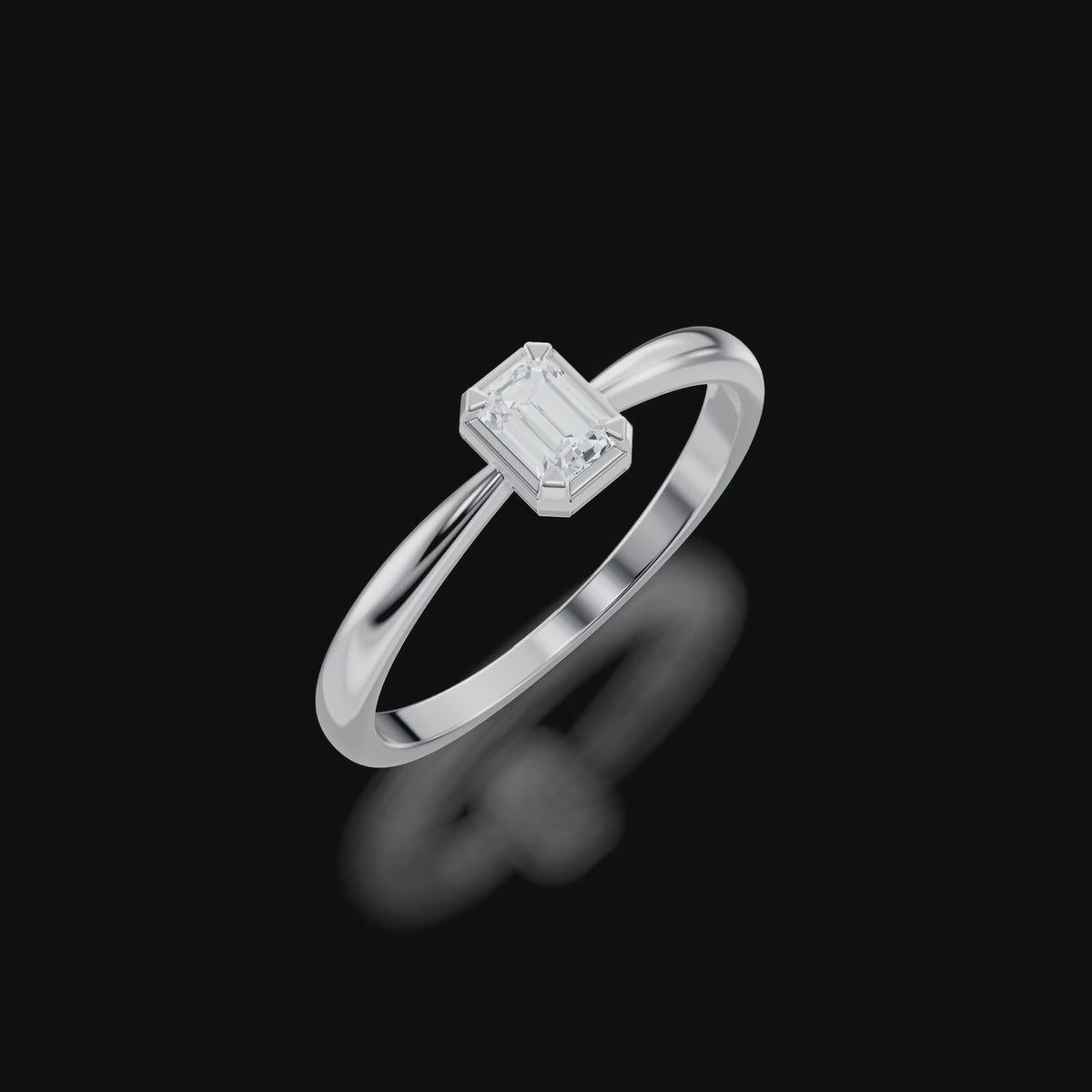 Emerald Cut demantshringur