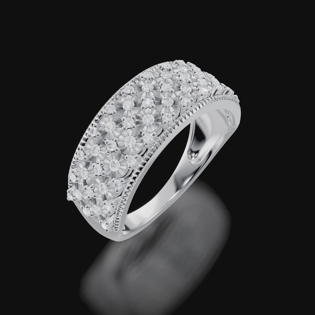 Pavé Diamond Ring